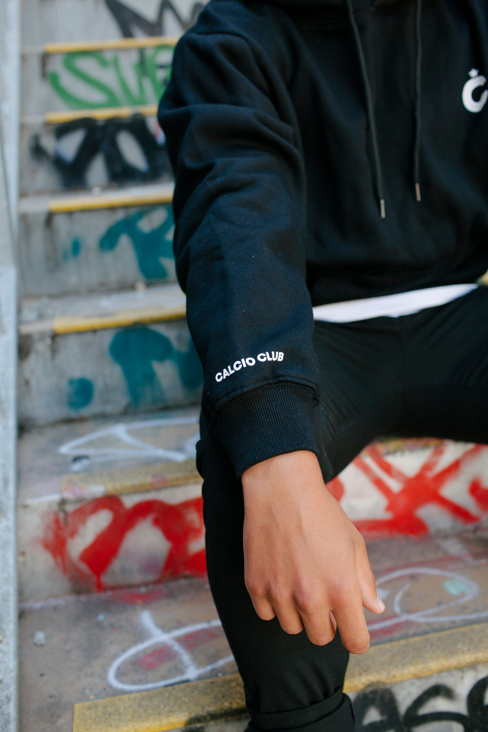 C.C Logo Oversized Hoodie