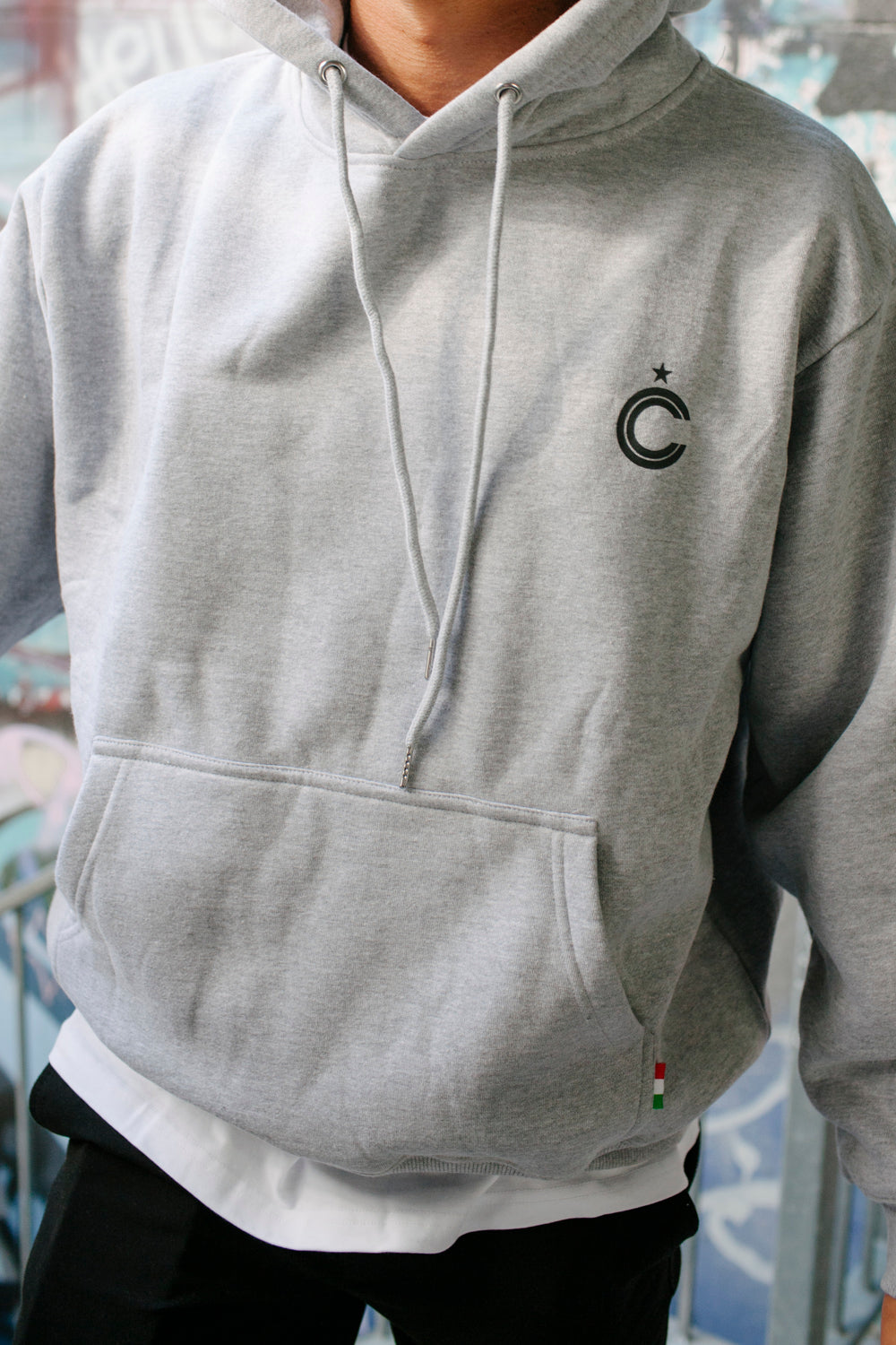 C.C Logo Oversized Hoodie