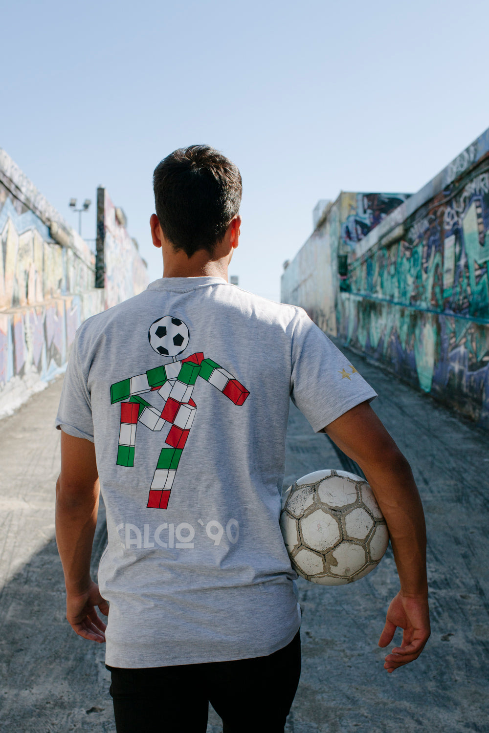 Grey Calcio 90 Tee